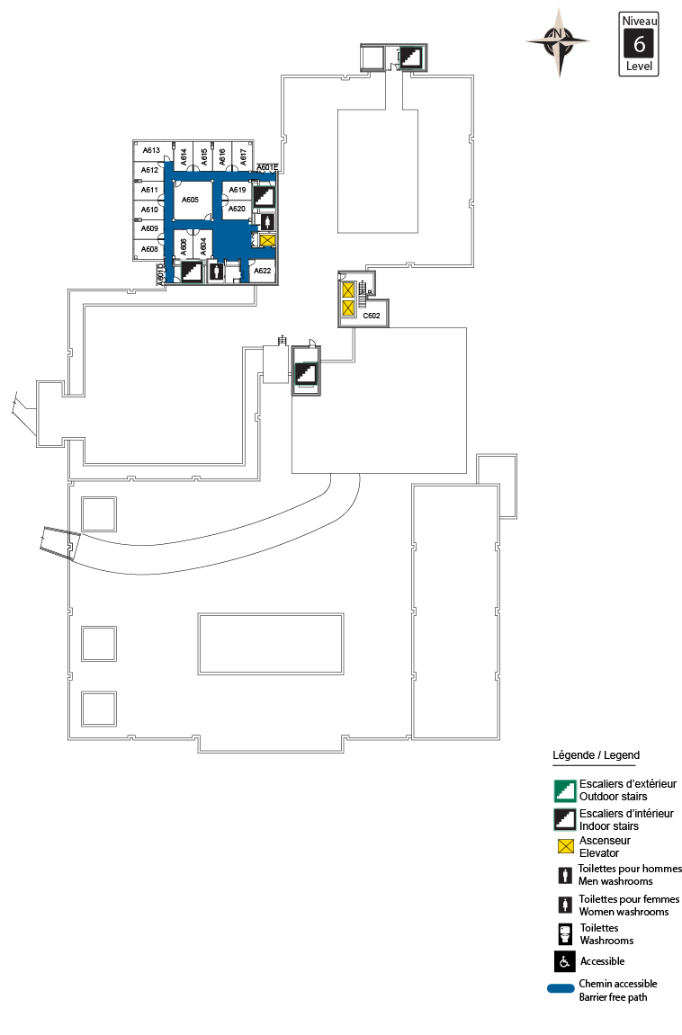 Carte accessible Niveau 6