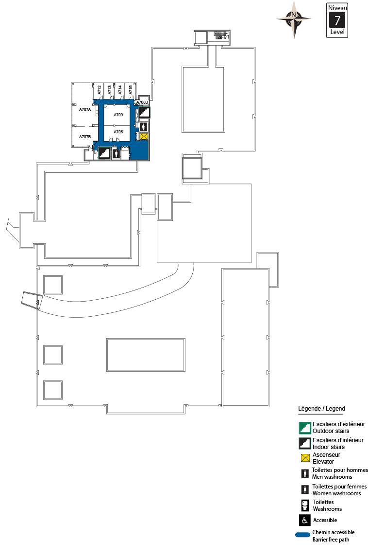 Carte accessible Niveau 7