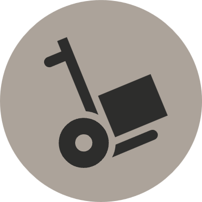 Chariot de déménagement avec caisse