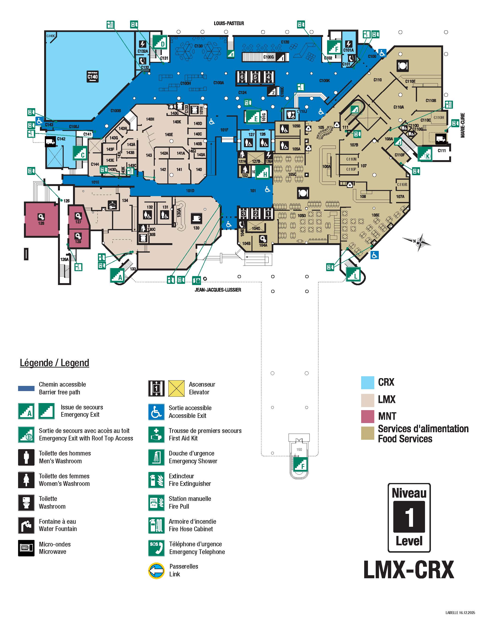 Carte accessible - LMX niveau 1