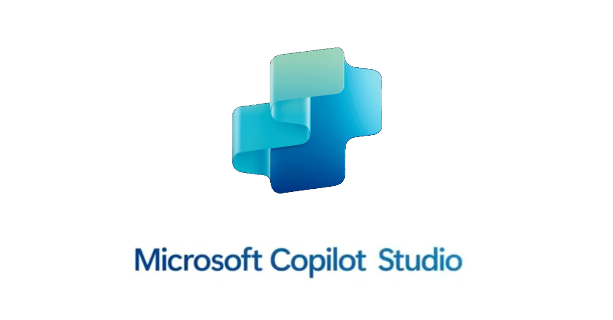 Logo de Copilot Studio sur fond blanc