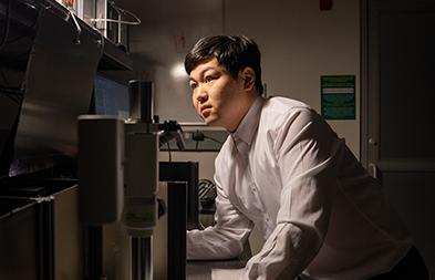  working in a lab