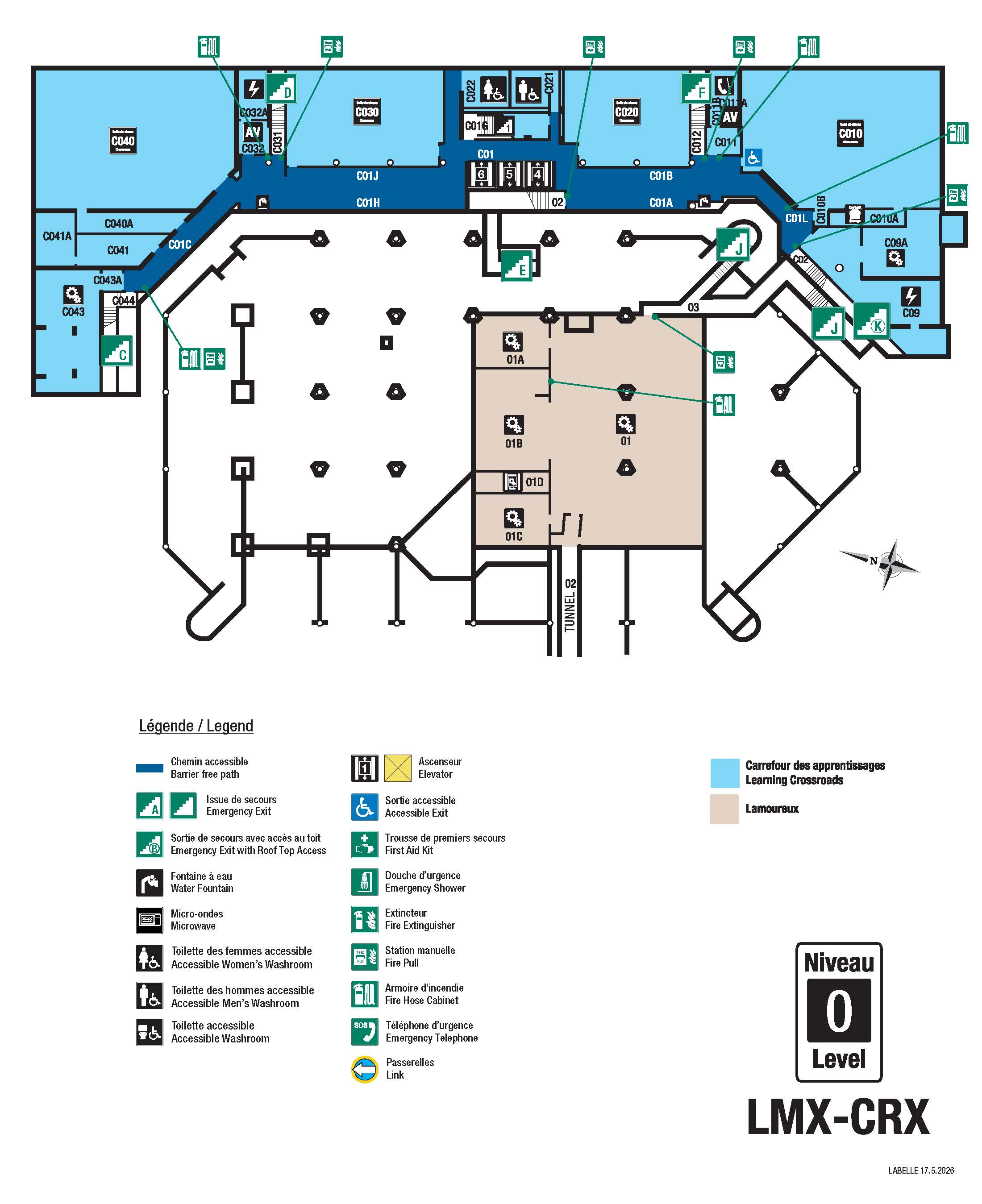 Carte accessible - CRX niveau 0