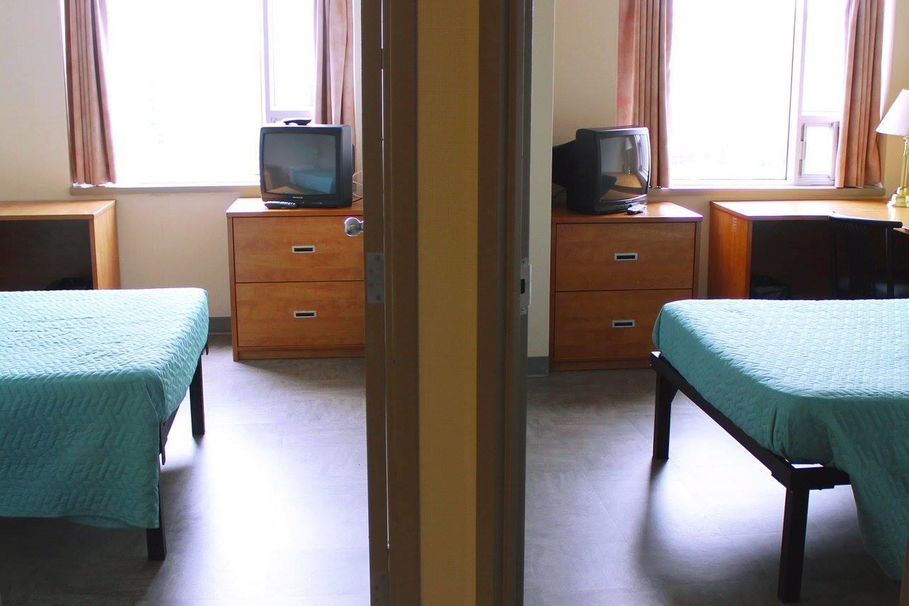 Une chambre d’étudiant en résidence. 
