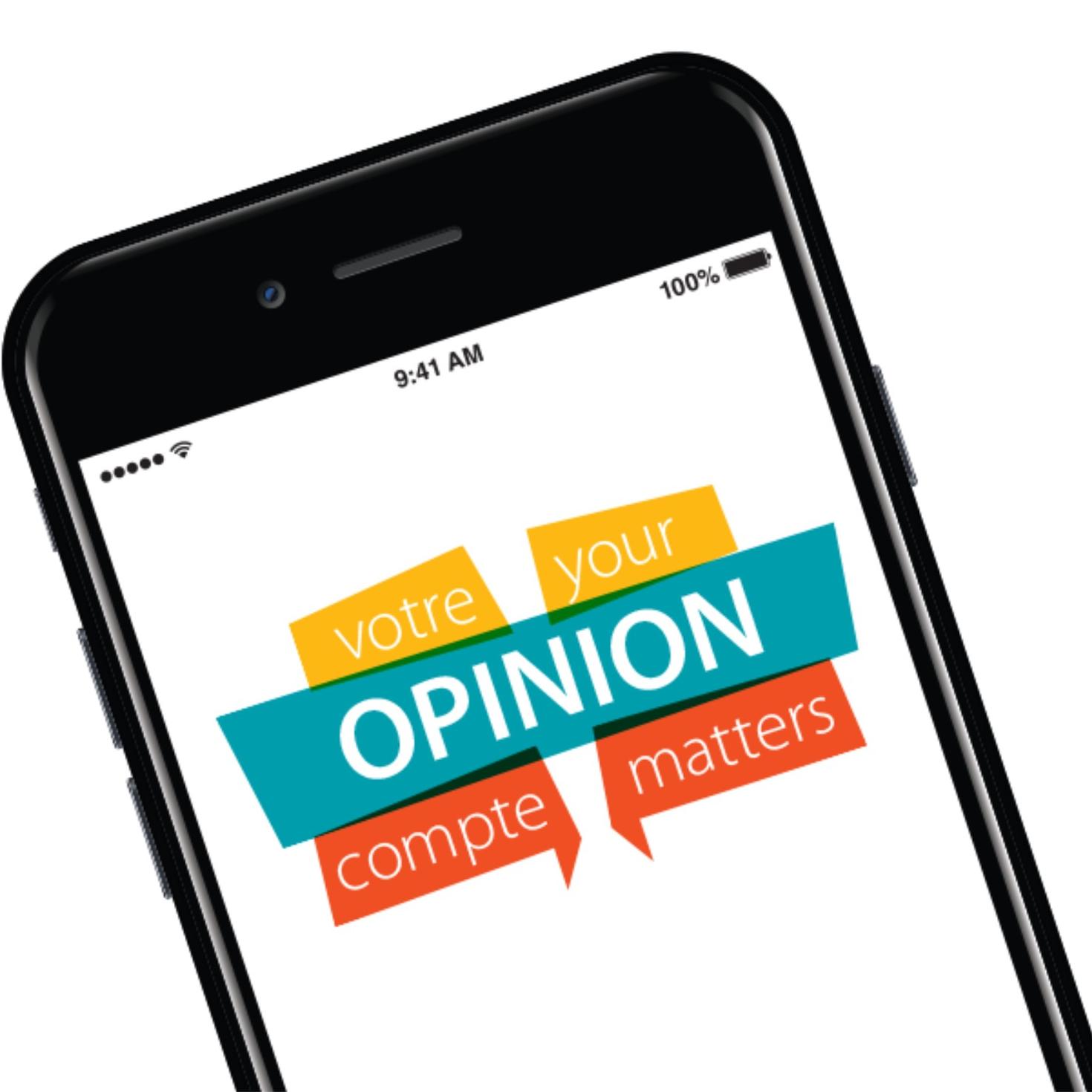 Ton opinion compte sur un cellulaire