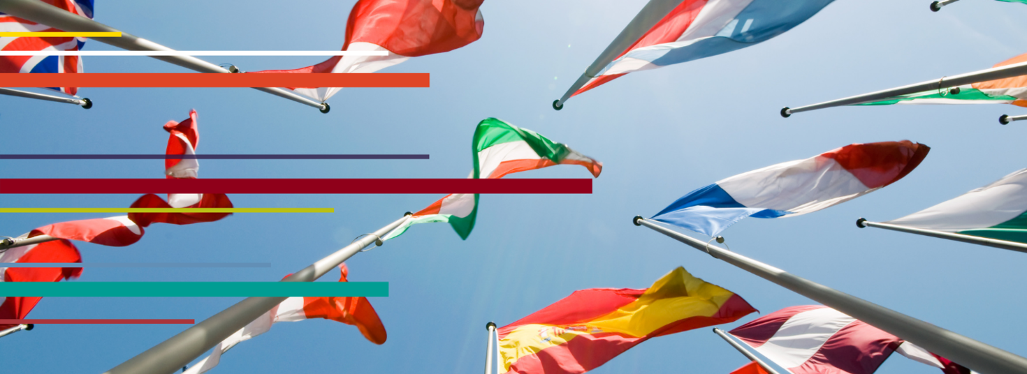 Drapeaux de différents pays.