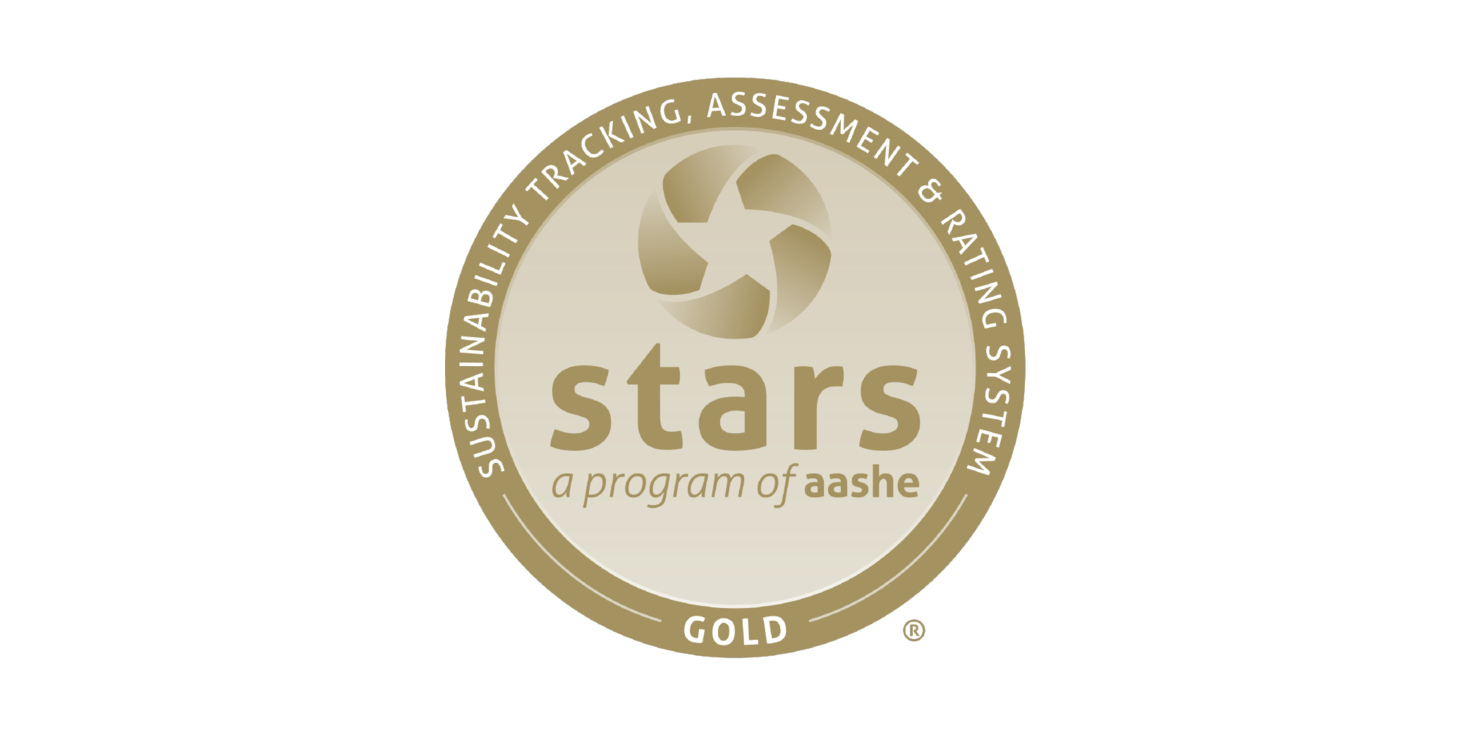 Sceau d'or STARS, avec le texte "Système de suivi, d'évaluation et de notation de la durabilité - Or".
