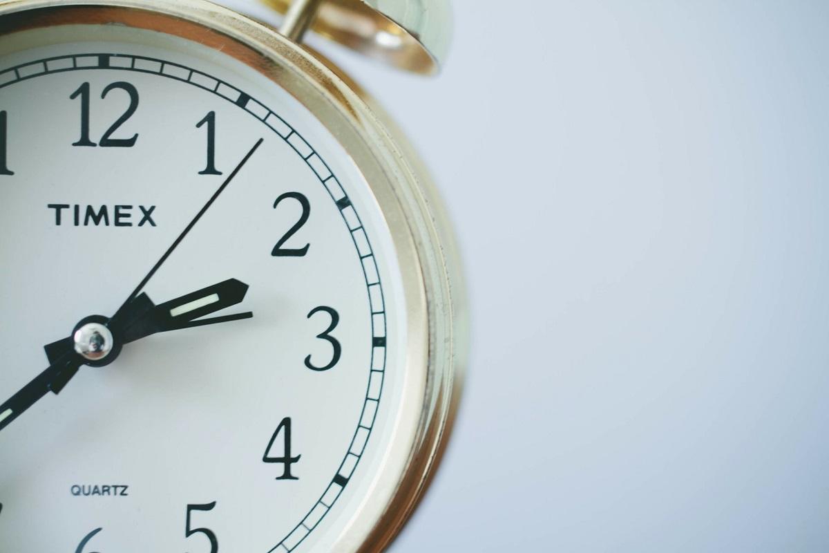 Une horloge