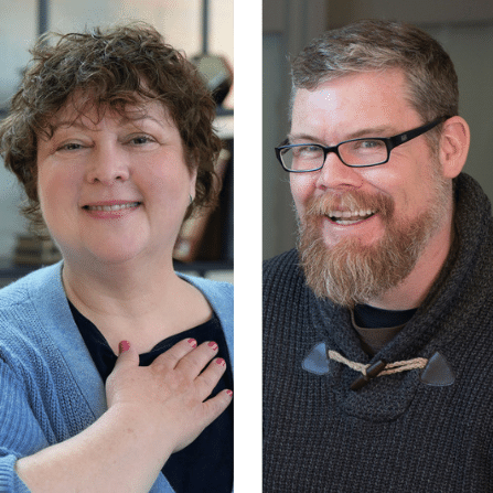 Photo on left : Sylvie Lamoureux,  Photo on right: Christopher Fennell