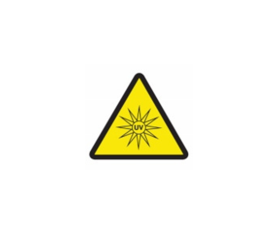 Symbole de rayonnement UV.