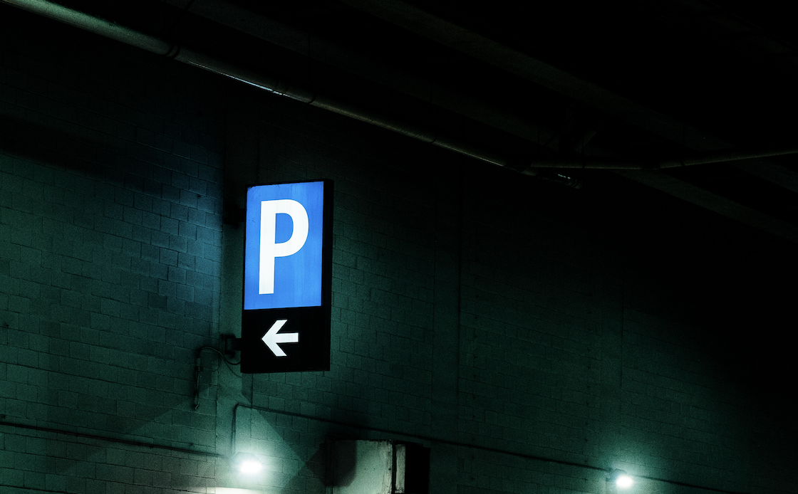 Panneau de parking.