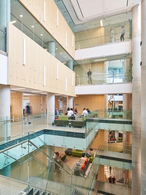 L'atrium du Carrefour des apprentissages