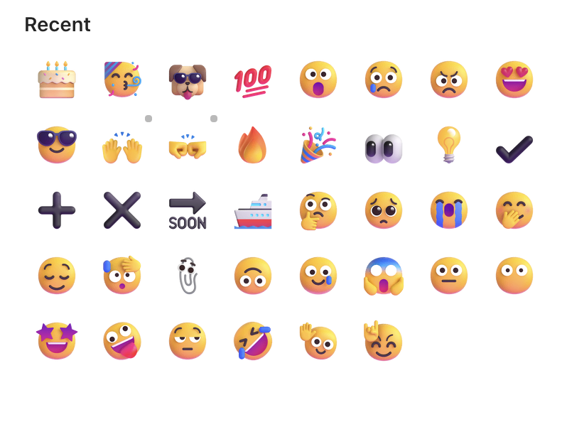 Emojis de Teams