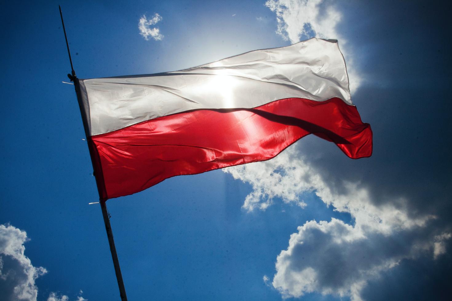 Drapeau de la Pologne