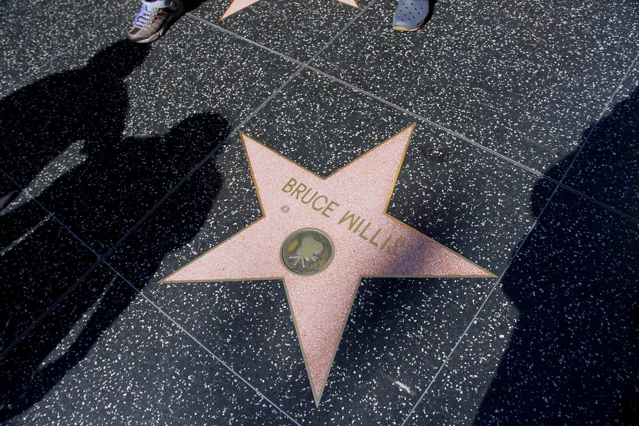 L'étoile de Bruce Willis sur le Hollywood walk of fame