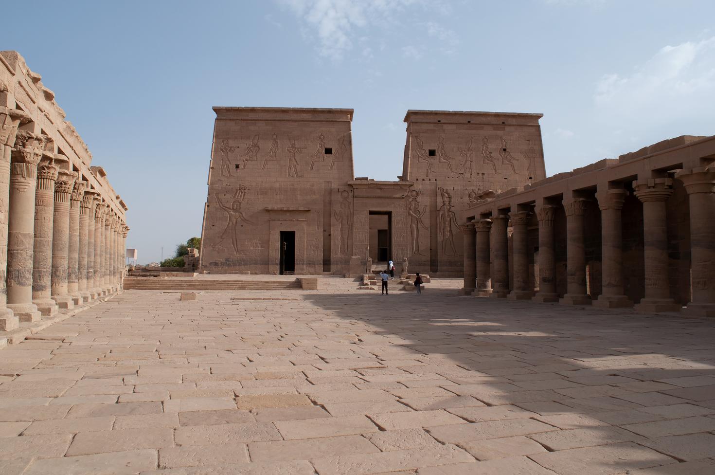 Le complexe du temple de Philae en Égypte
