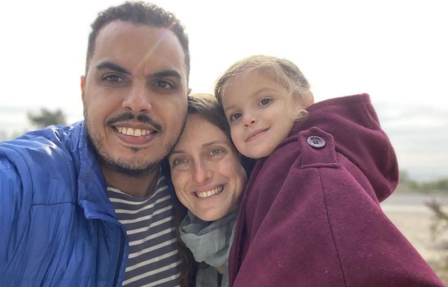 Raouf Farrah, femme et enfant