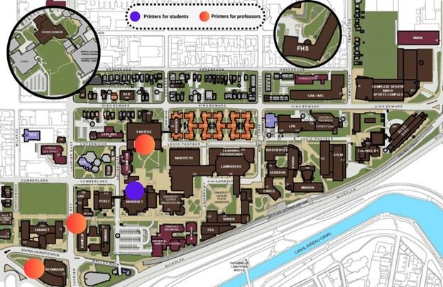Carte d'activités intenses d'impression, bouton bleu pour les étudiants et rouge pour les professeurs 
