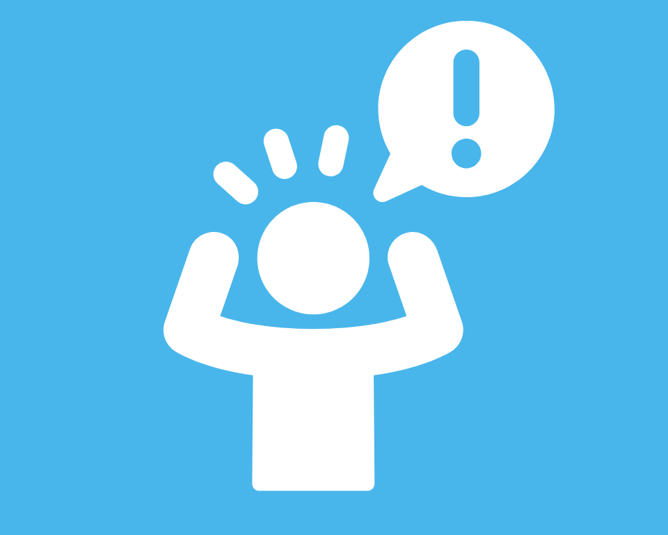 Pictogramme représentant une personne en état de vigilance