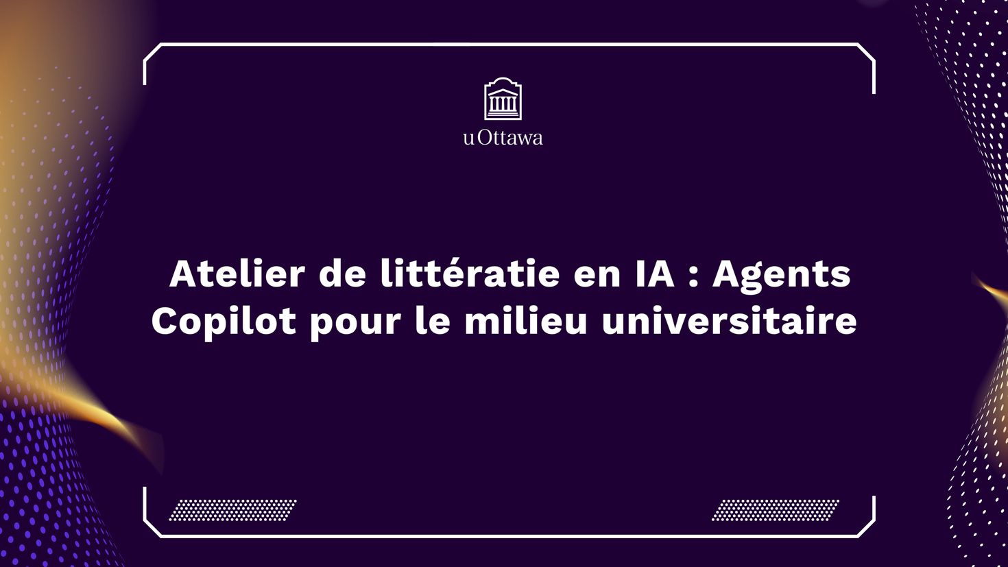 Poster Atelier de littératie en AI