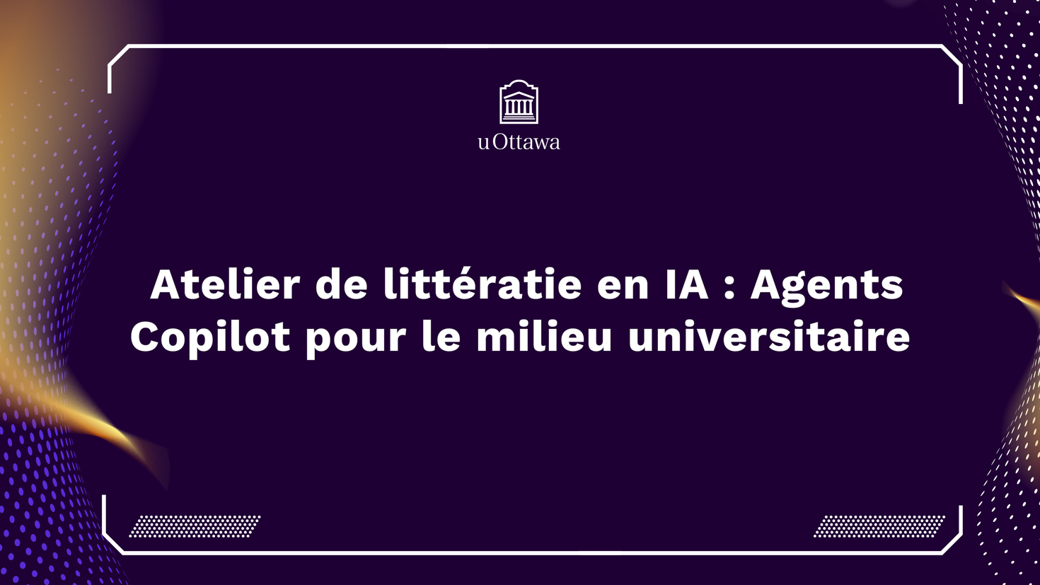Affiche du symposium 