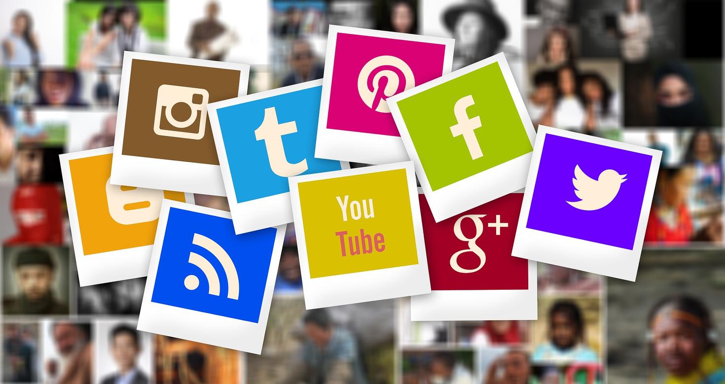 Image des logos des différents médias sociaux