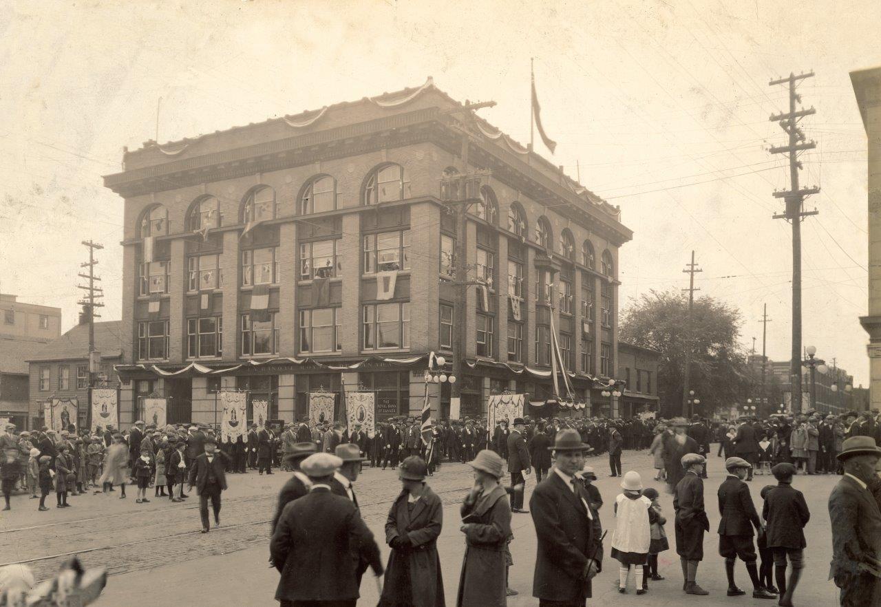 Scène historique du centre-ville d'Ottawa.