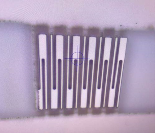 Image d’un microsystème électromécanique.