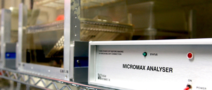 Micromax analyser instrument in the animal behaviour lab