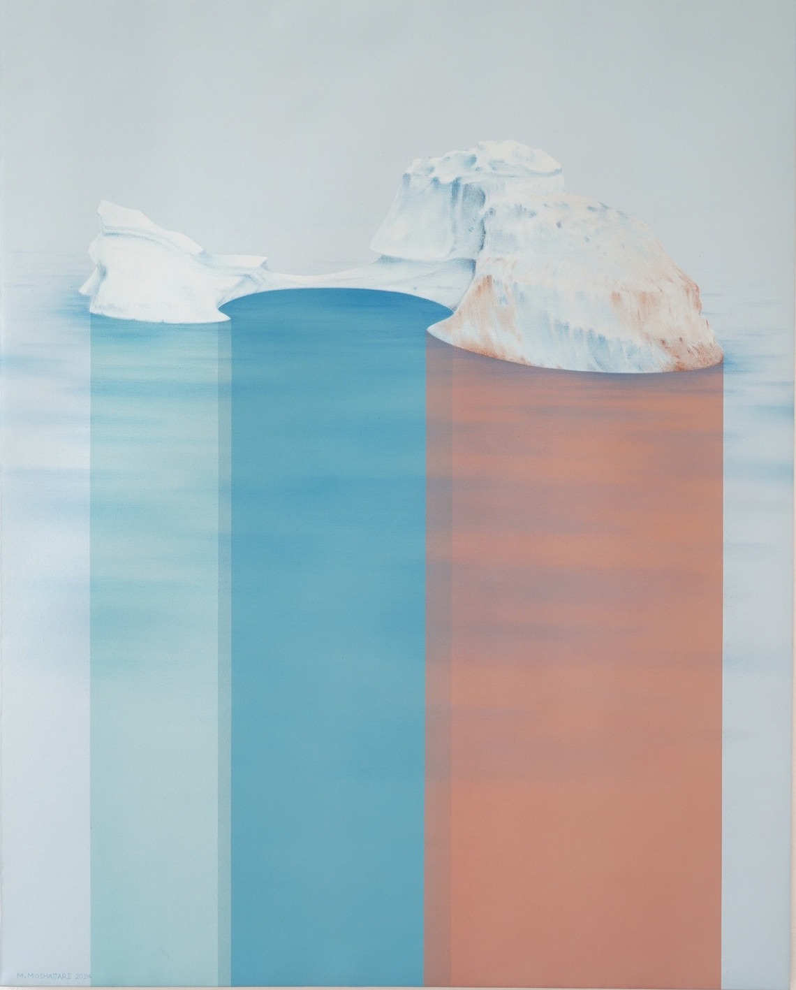 Mina Moshajjari, Nature's Response, Painting