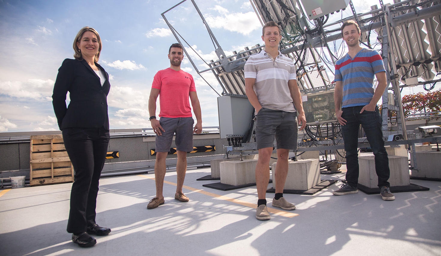 Karin Hinzer, Patrick McVey White, Viktar Tatsiankou et Richard Beal.