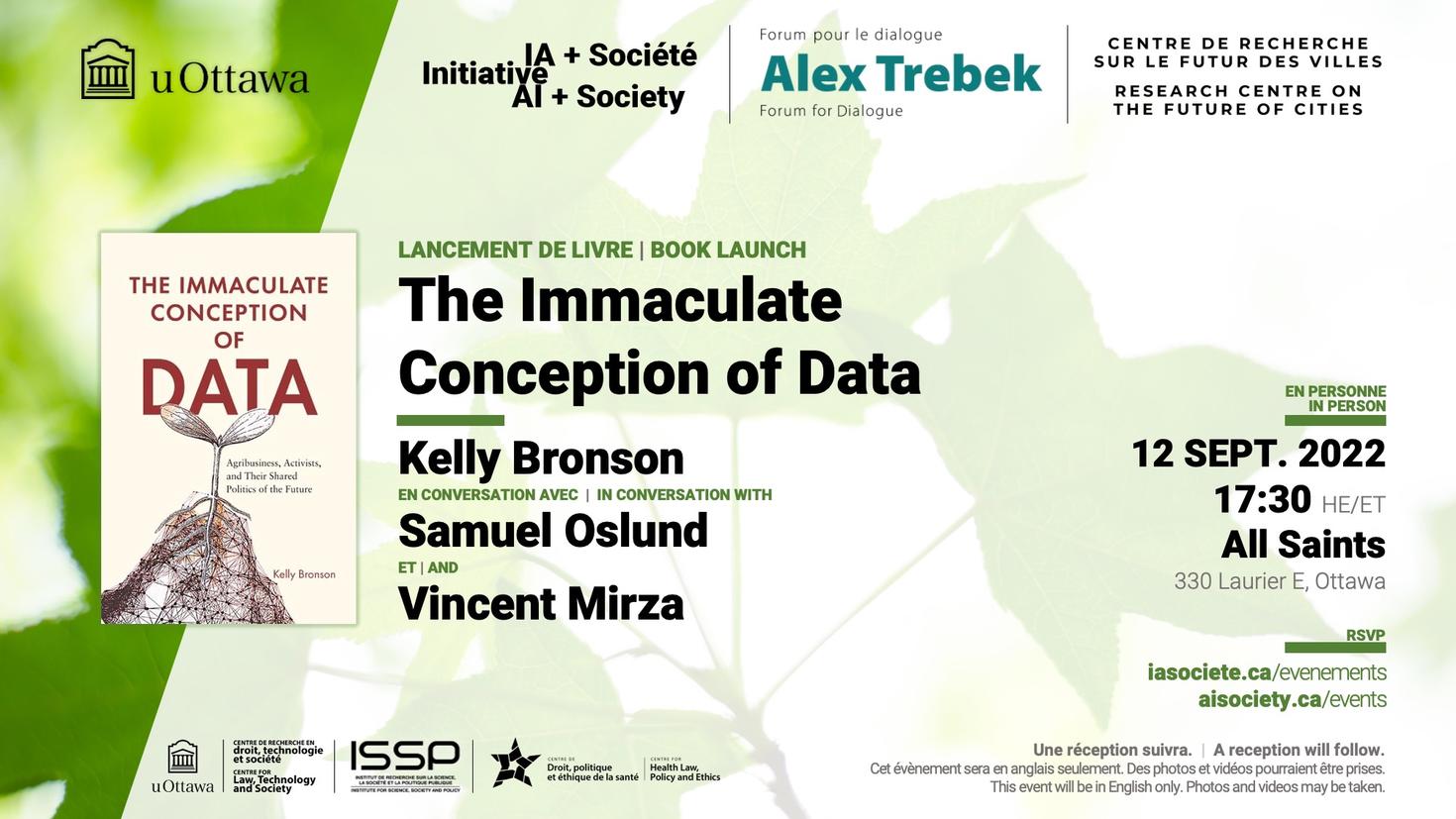Lancement : The Immaculate Conception of Data