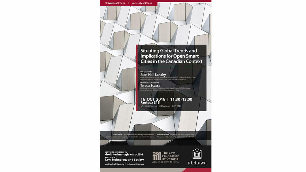 Situating Global Trends and Implications for Open Smart Cities in the Canadian Context Poster