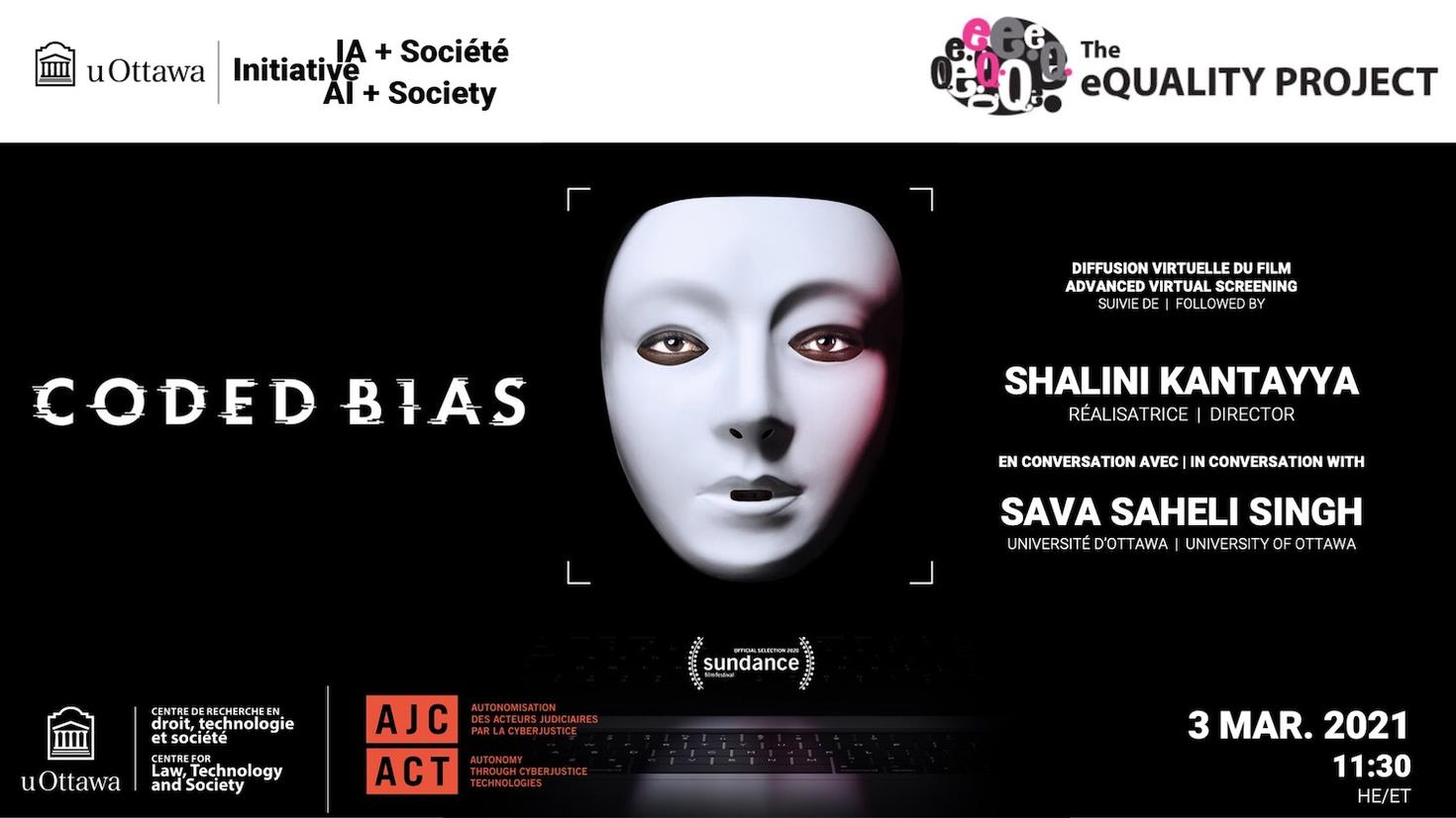 Affiche de l'événement Coded Bias