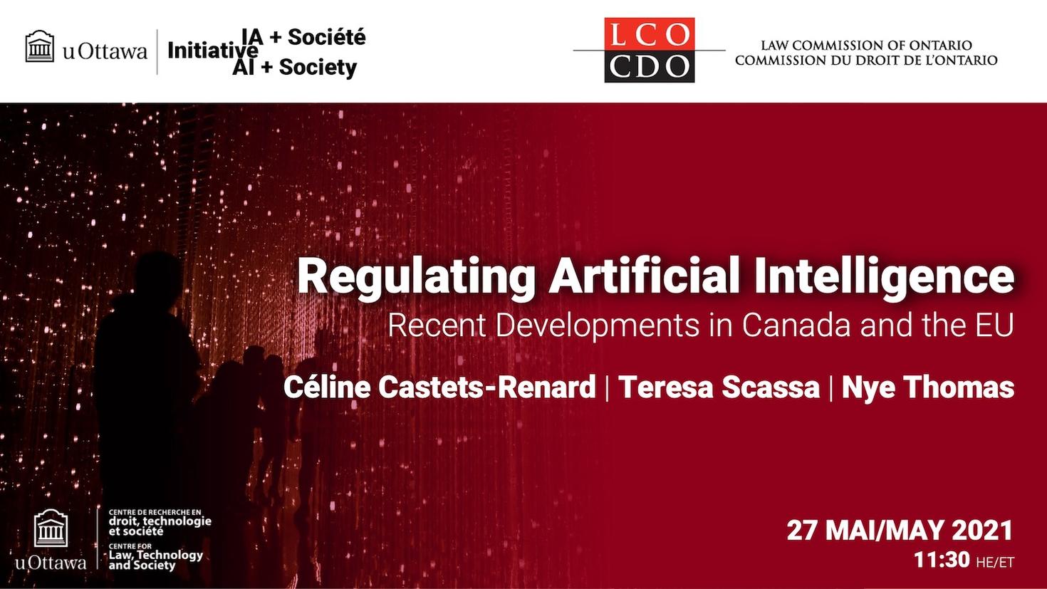 Affiche de l'événement Regulating Artificial Intelligence