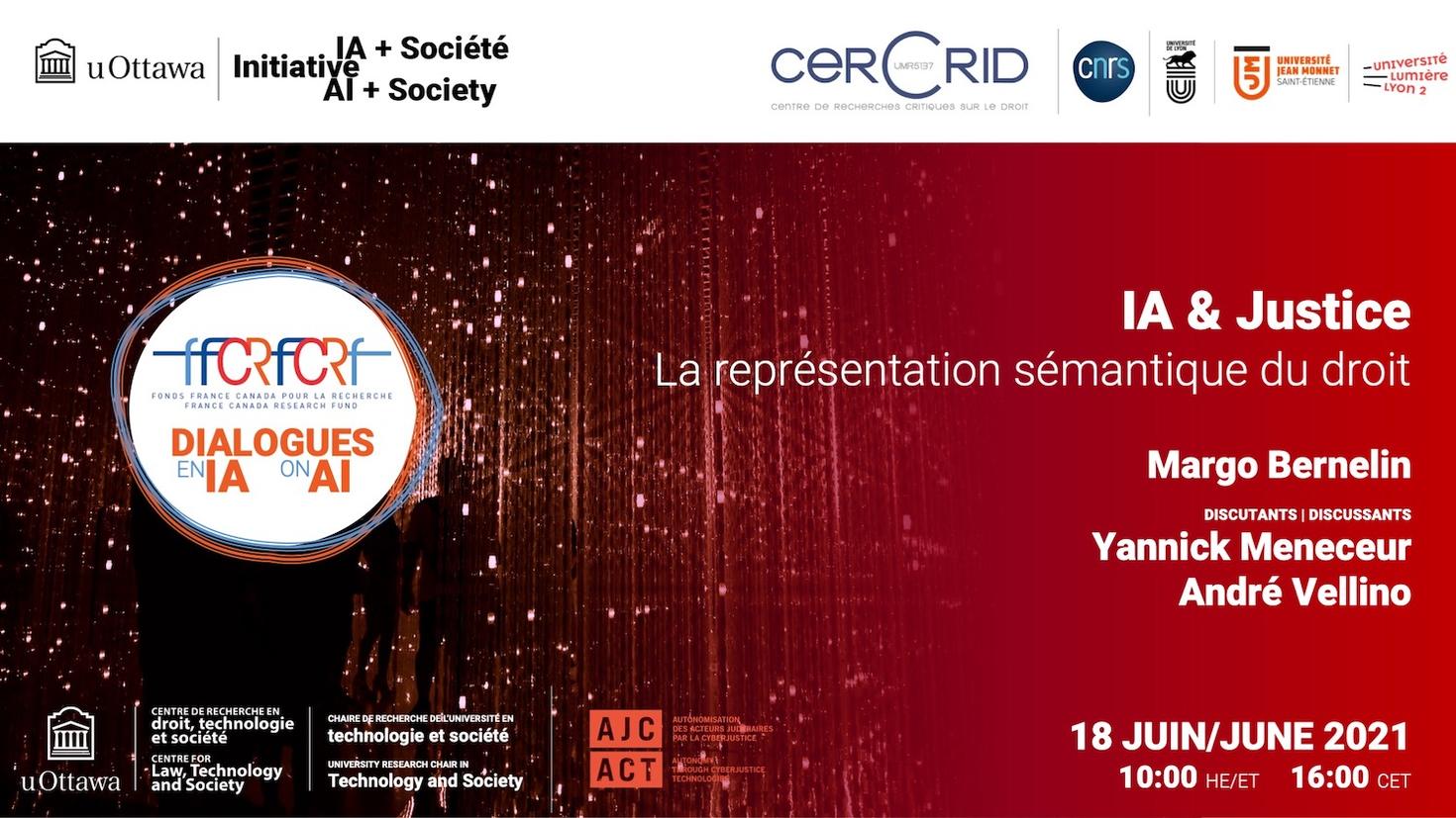 Affiche de l'événement : La représentation sémantique du droit