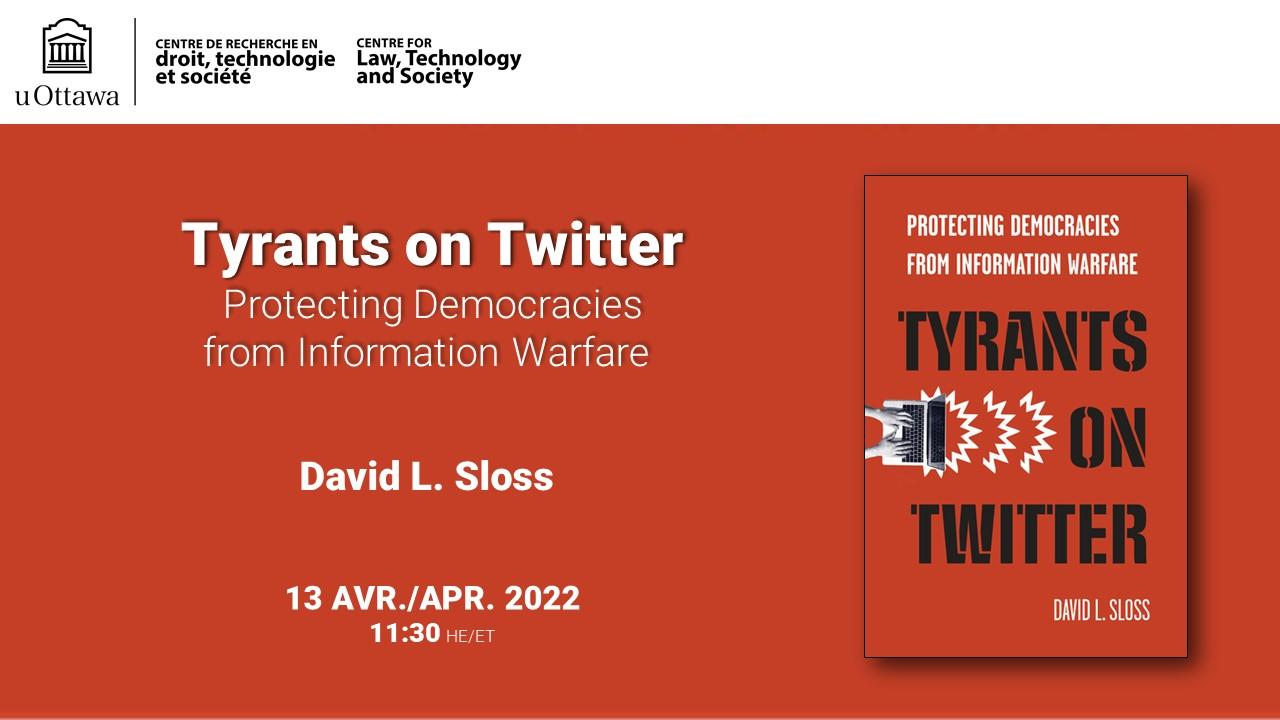 Poster pour la présentation de Tyrants of Twitter