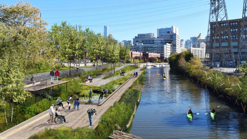 canal en ville