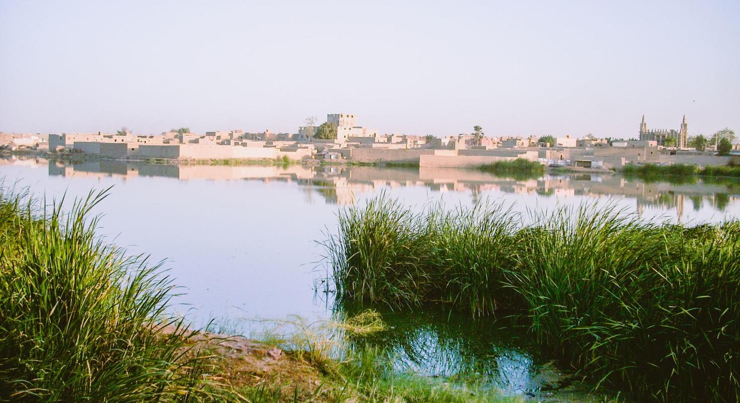 Paysage fluvial.