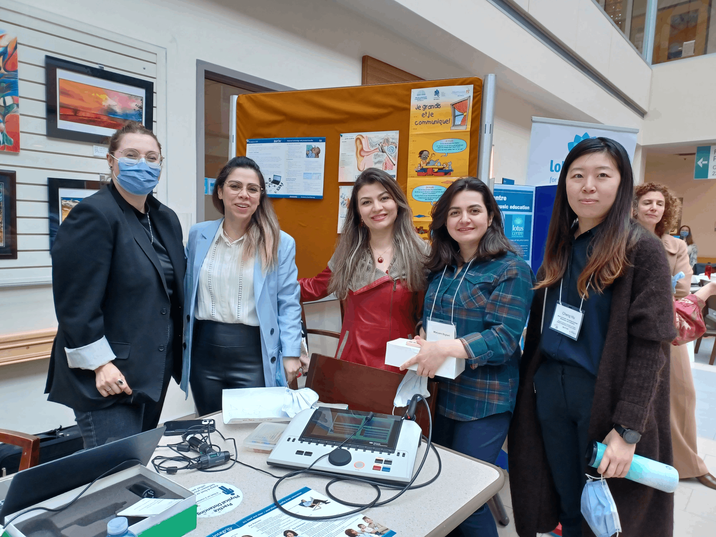 Étudiants à la conférence de l'IRMS 2023