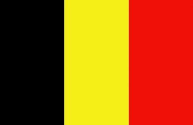 Drapeau de la Belgique.