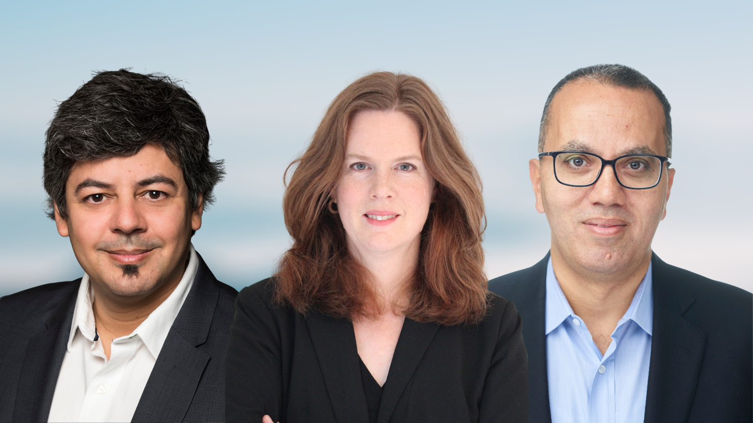 De gauche à droite : Velloso, Nunnelley et Awad