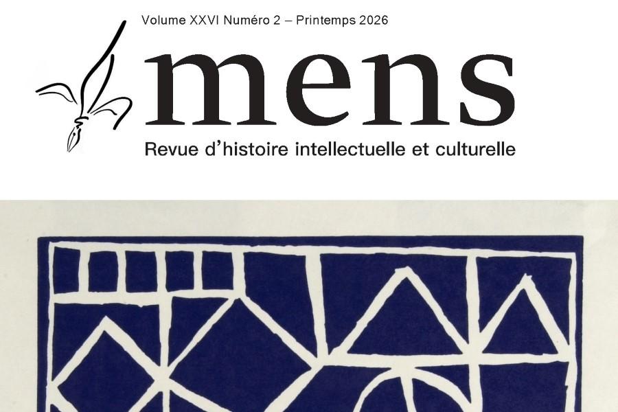 Une portion du visuel de la parution de la revue Mens vol. 26 no 2.