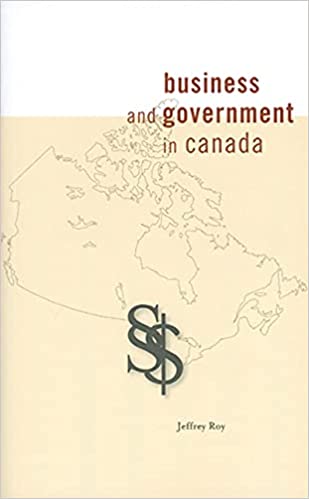 Business and Government in Canada