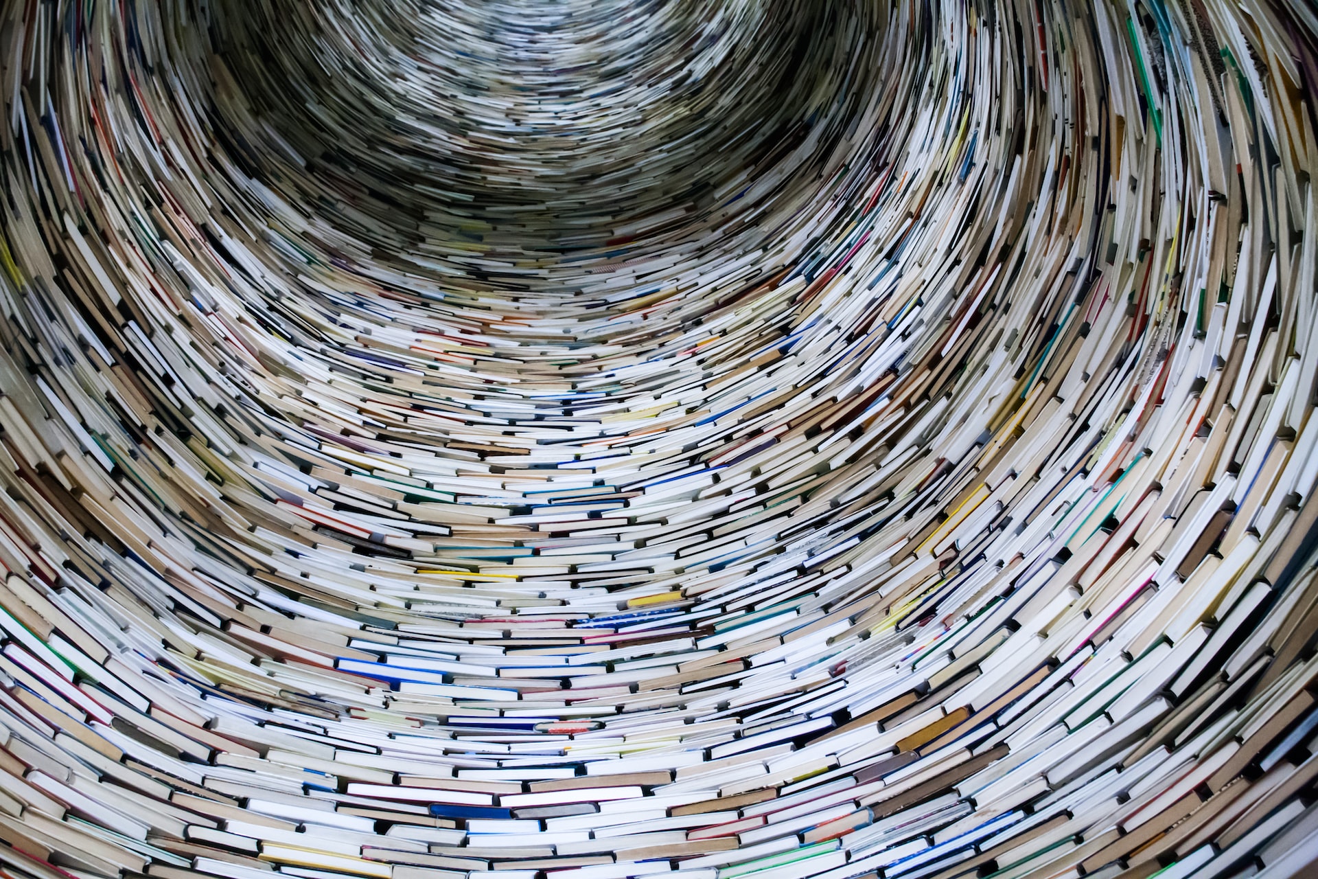 Books in the form of a round 