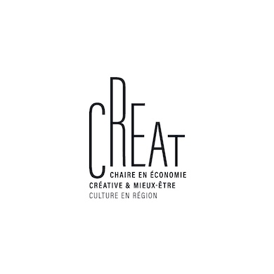 Logo CREAT Chaire en économie créative et mieux-être