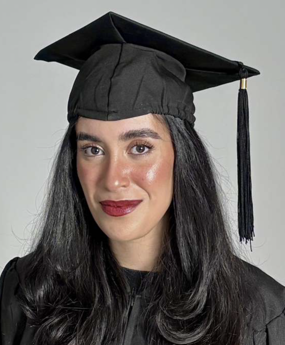 Portrait of a female student smiling.