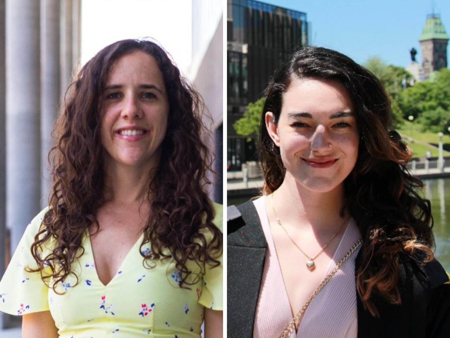 Myriam Carle and Leah McMunn