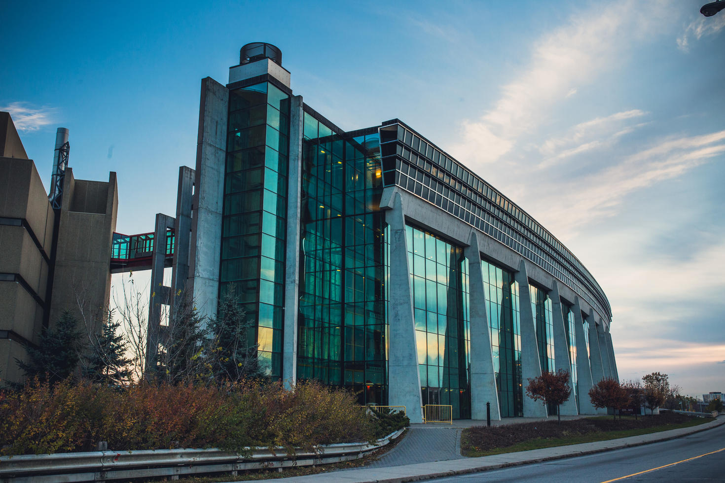 building on campus