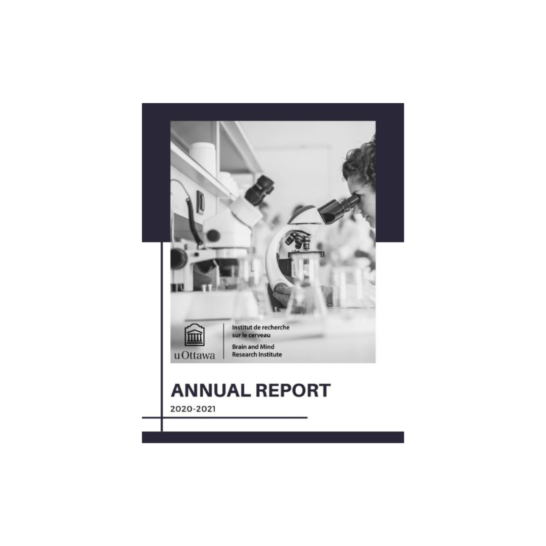 Annual report 2020-2021 cover page.